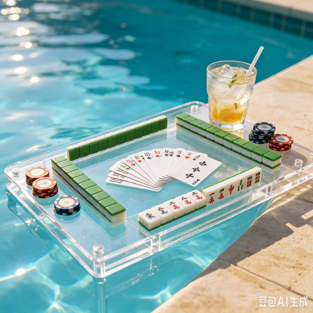 compact mahjong set with case